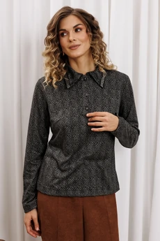 Джемпер 15422 серый тигровый GIZART