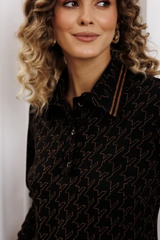 Джемпер 15422 черный + медь GIZART