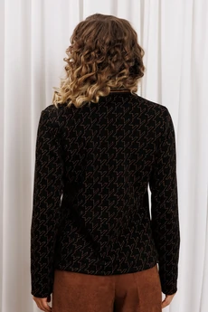 Джемпер 15422 черный + медь GIZART