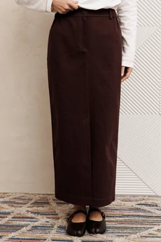 Юбка 35348-1 шоколадный джинс GIZART