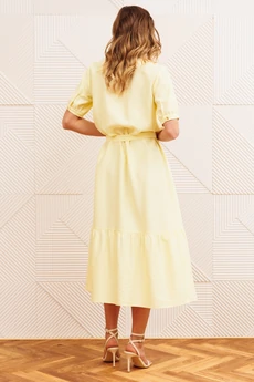 Платье 5126-2 сливочное масло GIZART