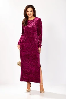 Платье 5319-1 брусничный  GIZART