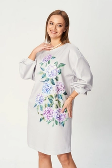 Платье 5362 серый GIZART