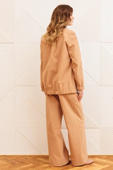 Костюм брючный 5368 голубой + мокко мусс GIZART