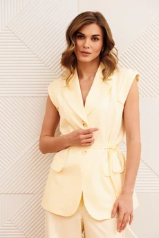 Костюм брючный 5378 сливочное масло GIZART