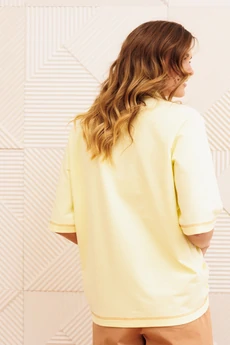 Костюм брючный 5383 сливочное масло + мокко мусс GIZART