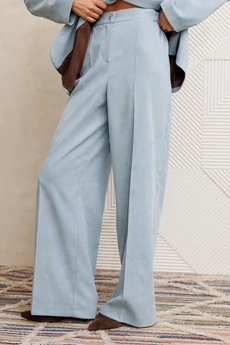 Костюм брючный 5411 голубой GIZART