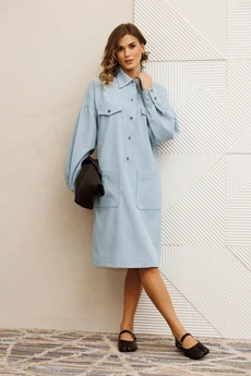 Платье 5417 голубой GIZART