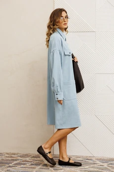 Платье 5417 голубой GIZART