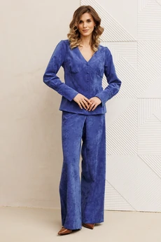 Костюм брючный 5421 ярко синий GIZART