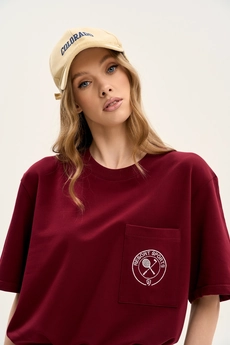 Футболка F1001CL-12-01 вишня GO wear
