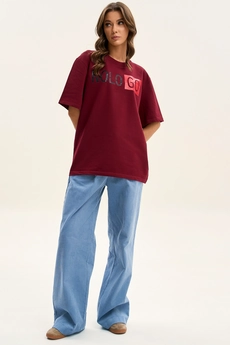 Футболка F1001NO-12-01 вишня GO wear