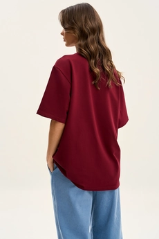 Футболка F1001NO-12-01 вишня GO wear