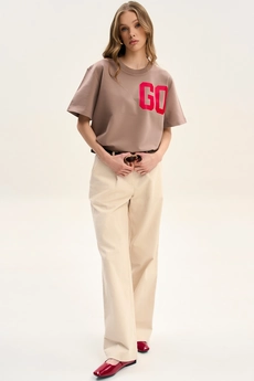 Футболка F1001N-04-03 мокко мусс GO wear
