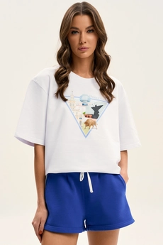 Футболка F1001RB-01-01 белый GO wear