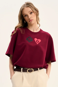 Футболка F1001K-12-01 вишня GO wear