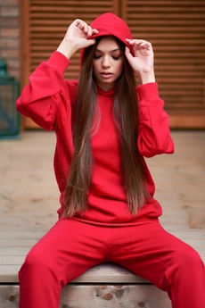 Спортивный костюм f3000-11-02 красный GO wear