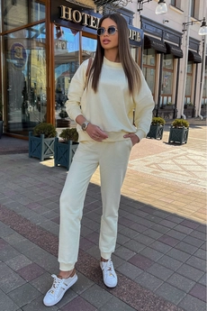 Спортивный костюм f3016-02-01 ваниль GO wear
