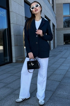 Костюм брючный f3065-20-04 темно синий GO wear