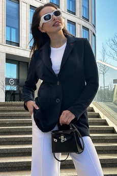Костюм брючный f3065-20-04 темно синий GO wear