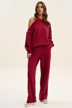 Костюм брючный F3074-12-01 вишня GO wear