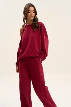 Костюм брючный F3074-12-01 вишня GO wear