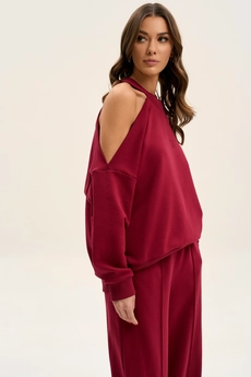 Костюм брючный F3074-12-01 вишня GO wear