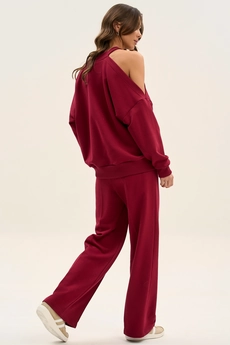 Костюм брючный F3074-12-01 вишня GO wear