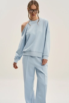 Костюм брючный F3074-29-1413 голубой GO wear