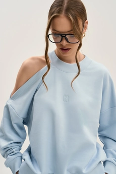 Костюм брючный F3074-29-1413 голубой GO wear