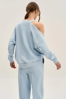 Костюм брючный F3074-29-1413 голубой GO wear