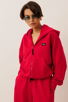 Костюм брючный F3102-11-02 красный GO wear