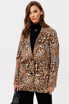 Жакет F4095t-60-01 леопардовый GO wear