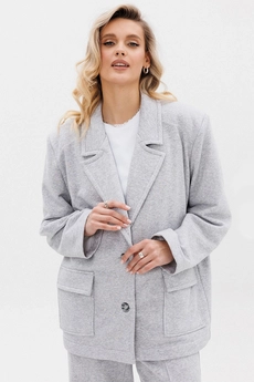 Жакет f4105-50-04 серый меланж GO wear