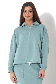 Костюм с юбкой f7001-26-688 ментол GO wear