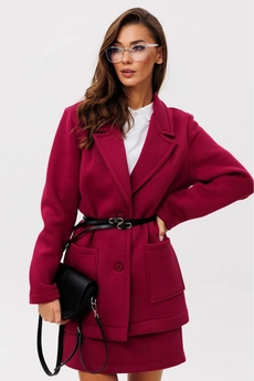 Костюм с юбкой F7095-12-01 вишня GO wear