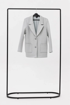 Костюм с юбкой F7095-29-01 пепел GO wear