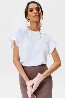 *Футболка F1004-01-01 белый GO wear