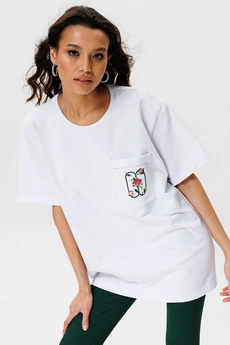 Футболка f1005f-01-01 белый GO wear