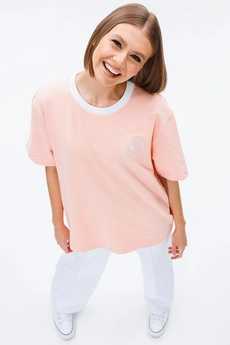 Футболка f1007-07-01 персик GO wear