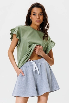 Шорты F2002-50-04 серый меланж GO wear