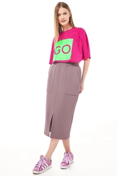 Юбка f2056-04-03 капучино GO wear