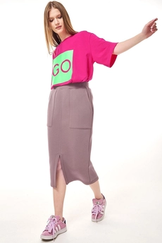 Юбка f2056-04-03 капучино GO wear