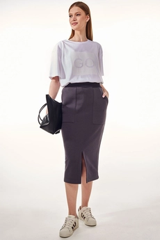 Юбка f2056-30-03 графит GO wear