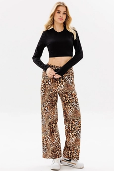 Брюки f2184-60-01 леопардовый GO wear