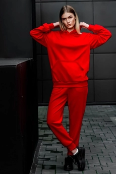 Спортивный костюм 3000 красный GO wear