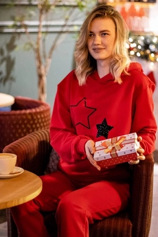 Спортивный костюм 3000 красный GO wear