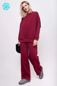Спортивный костюм f3022-10-12-01 вишня GO wear