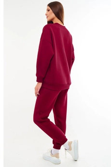 Спортивный костюм f3022-12-01 вишня GO wear
