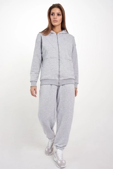 Спортивный костюм f3023-50-04 серый меланж GO wear